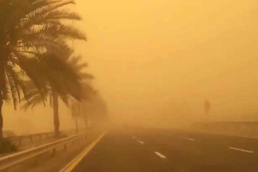 عاصفة ترابية مصر