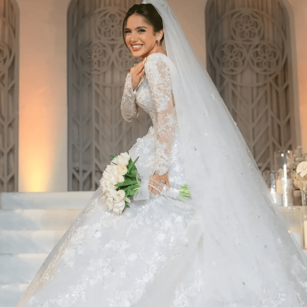 فساتين زفاف نجمات تسلهمي منها إطلالتك في ليلة العمر .. فرح رنا رئيس