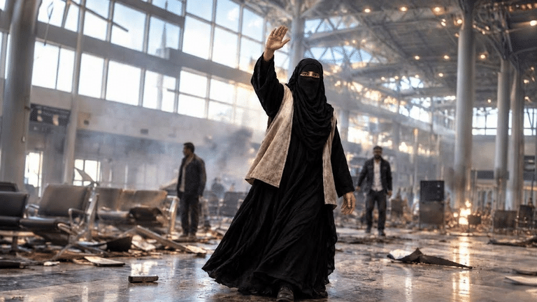 عبير العجمي في مطار الرياض.. شجاعة موظفة سعودية وسط الشدائد عبير العجمي في مطار الرياض.. شجاعة موظفة سعودية وسط الشدائد